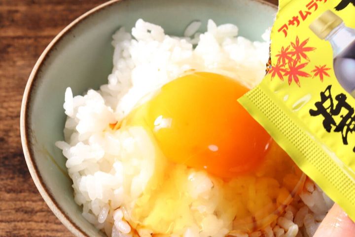 ダイソー アサムラサキ かき醤油 たまごかけご飯