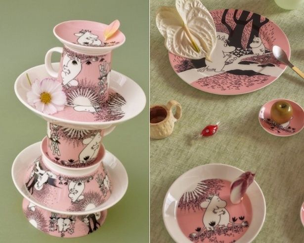 「ムーミン アラビア」の「Love」アニバーサリーコレクション