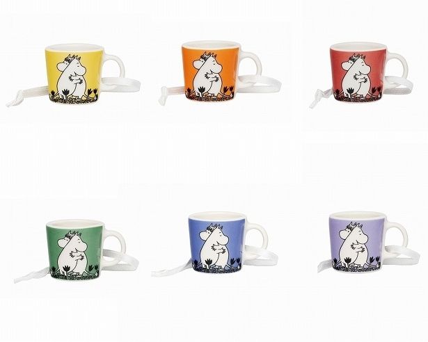 「ムーミン クラシック ミニマグLove」(各1650円)