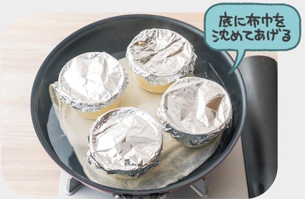 蓋をしながら弱火で15分蒸し焼きにする （C）ぼく／KADOKAWA