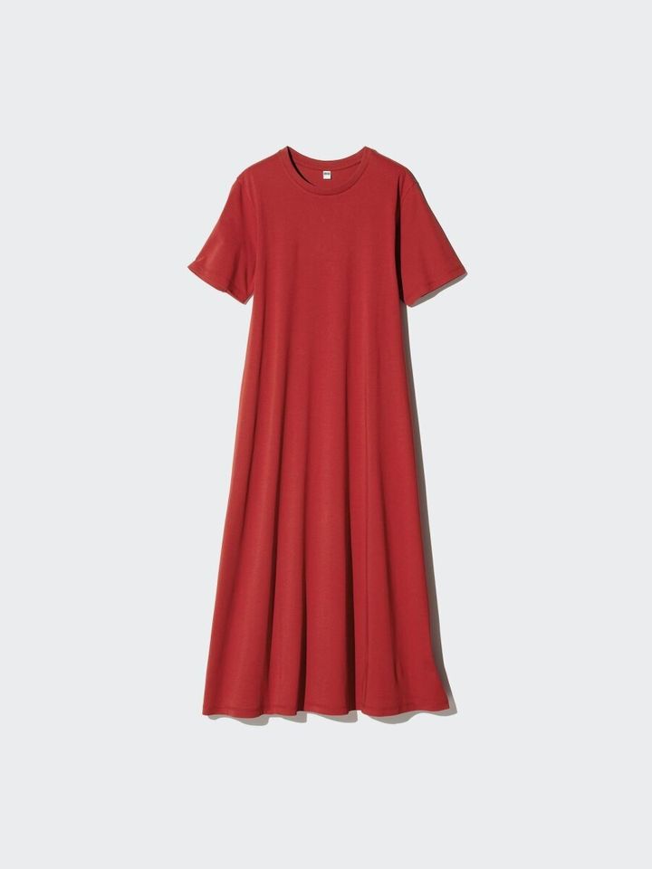 2026春ユニクロ大人女性おすすめエアリズムコットンTワンピース