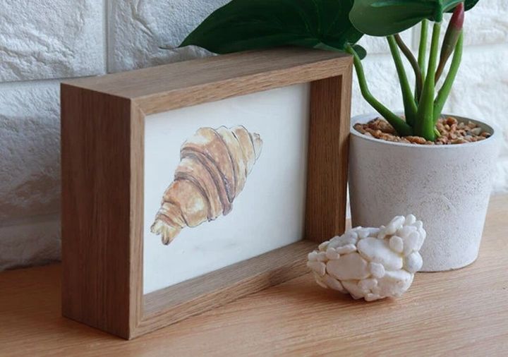 ダイソー インテリアフォトフレーム（スライド式、10cm×15cm） 使用例