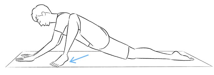 ハムストリングス（太もも裏の筋肉）を伸ばすストレッチ