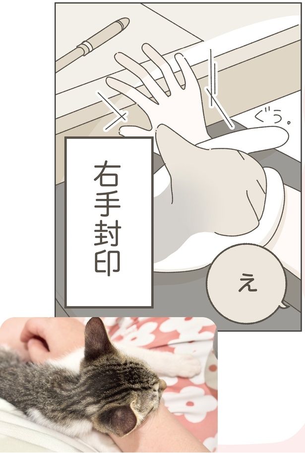 右手封印 (C)つゆちゃんの飼い主／KADOKAWA