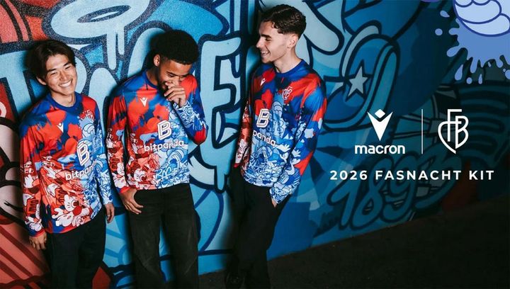 画像4: FC Basel 2025-26 Macron Carnival Kit