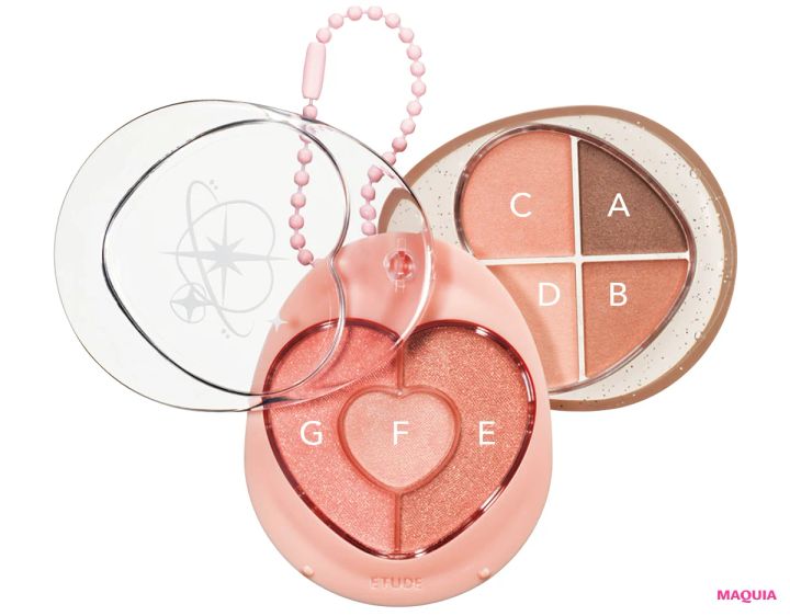 2026年春アイシャドウ エチュード ぽよんアイメイカー フレッシュコーラル 