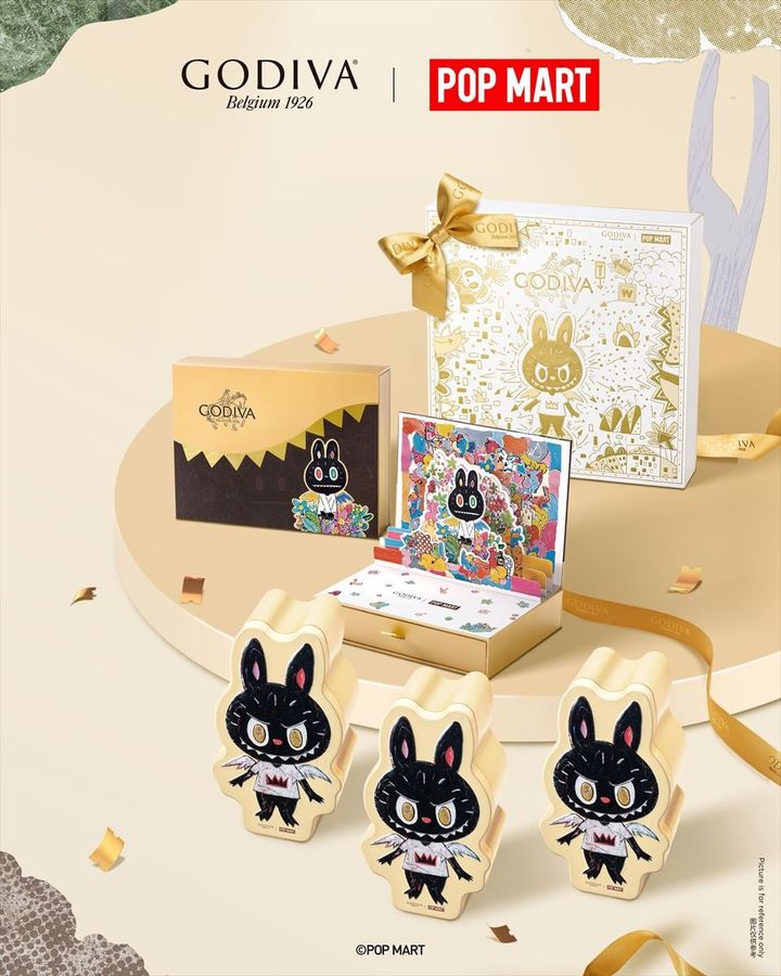 「GODIVA×LABUBU」コレクションのイメージビジュアル