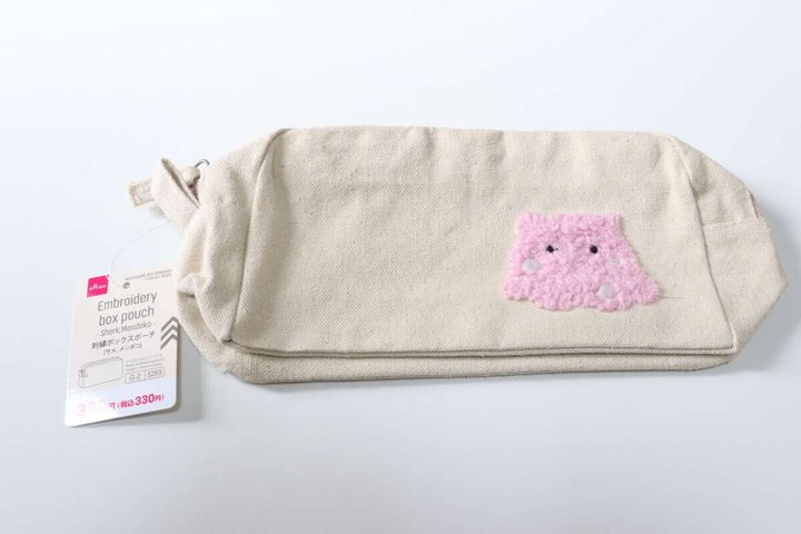 刺繍ボックスポーチ（サメ、メンダコ） パッケージ