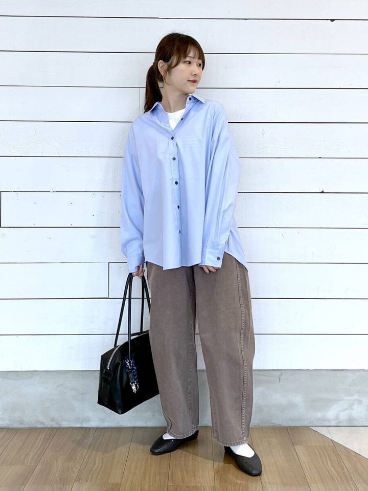 2026春グローバルワーク大人女性おすすめ365日マイスタイルシャツ