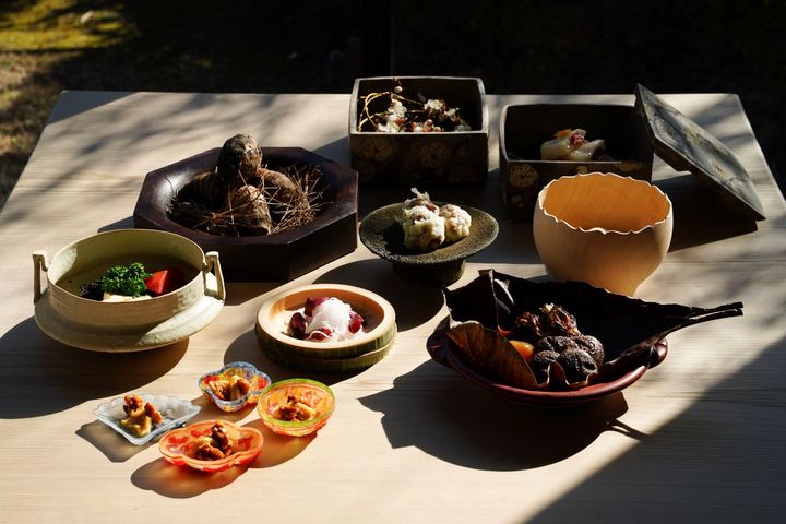 「精進百珍」料理の数々。