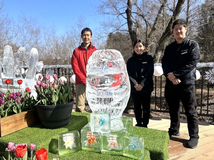 グランドプリンスホテル高輪 アイスカービングチーム