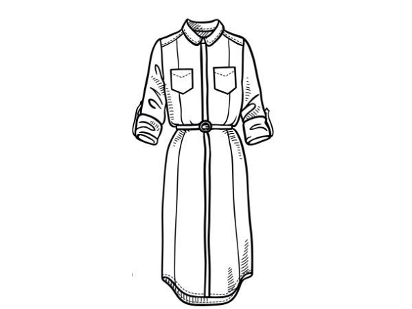 シャツワンピース