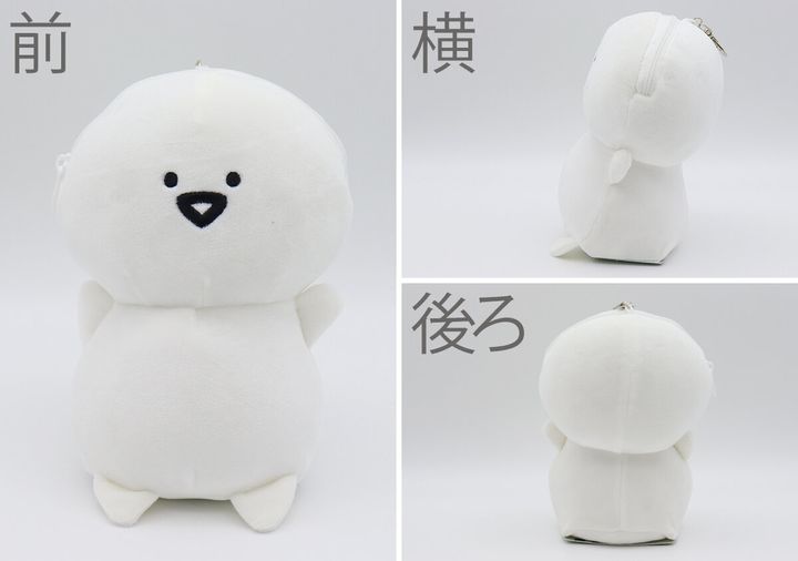 お文具さんぬいぐるみポーチパスケース360度