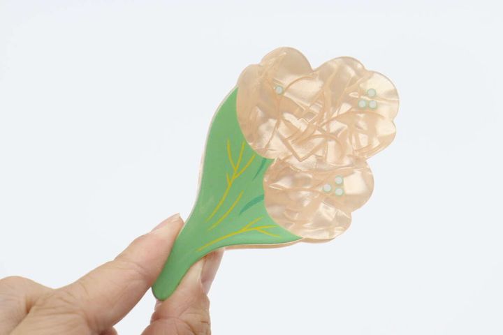 ダイカットバンスクリップ 花 デザイン