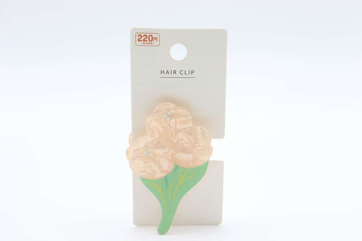 ダイカットバンスクリップ 花 パッケージ