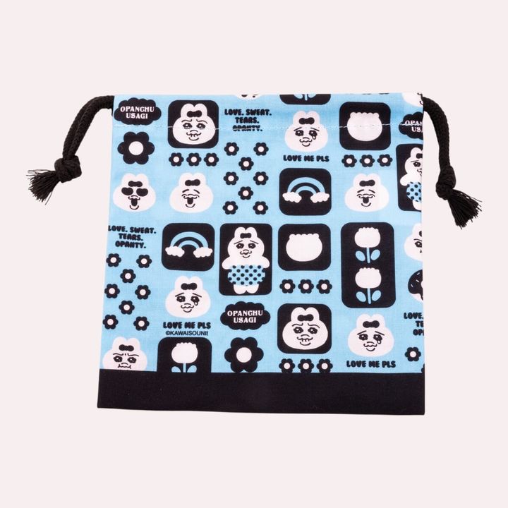 スケーター「おぱんちゅうさぎ」ブラインド 巾着M01