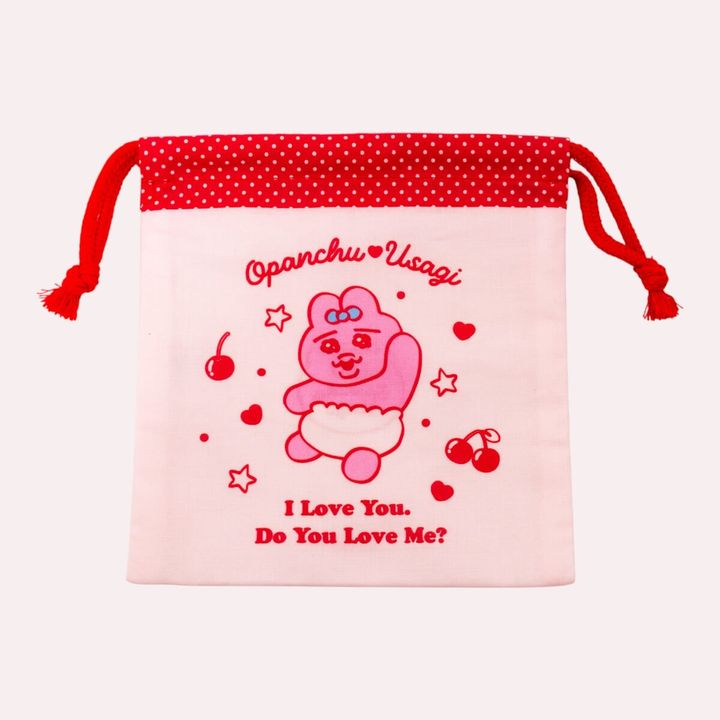 スケーター「おぱんちゅうさぎ」ブラインド 巾着M03