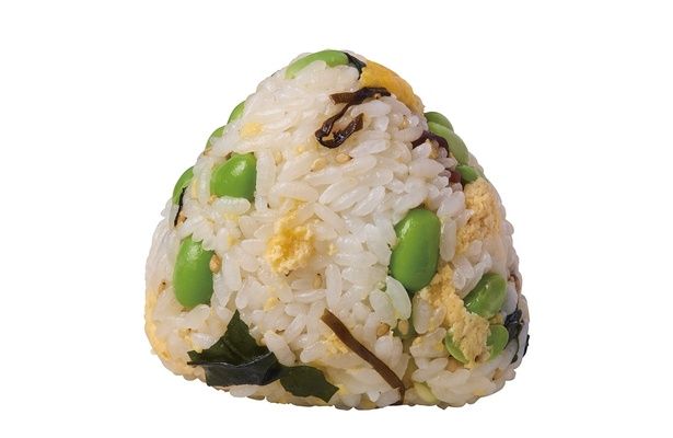 枝豆×卵×塩昆布×わかめのおにぎり （C）ゆりな／KADOKAWA
