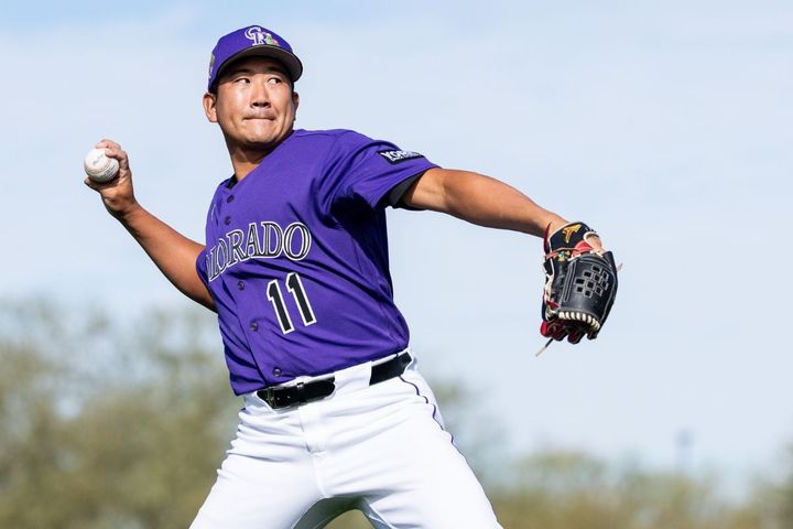 ロッキーズの菅野智之（C）Getty Images