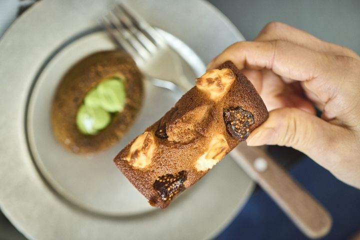 「いちじく クリーム チーズ フィナンシェ」320円