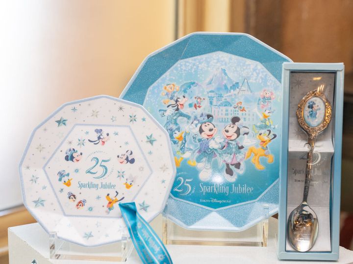 東京ディズニーシー25周年“スパークリング・ジュビリー”スペシャルスーベニアプレート