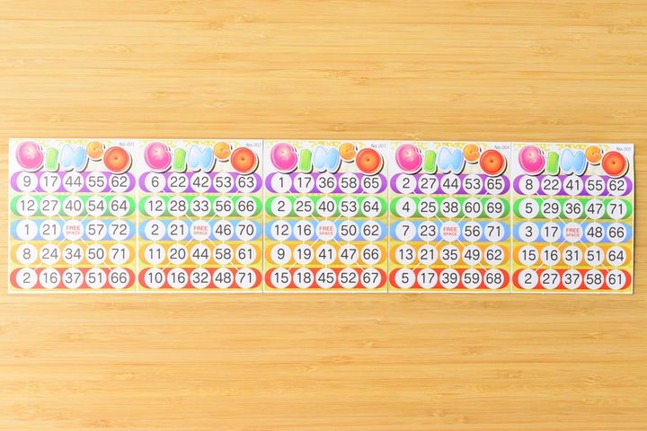 100均のビンゴカードにはどんな種類がある？【セリア・キャンドゥ・ダイソー】
