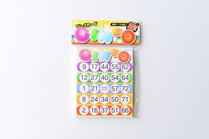 100均のビンゴカードにはどんな種類がある？【セリア・キャンドゥ・ダイソー】