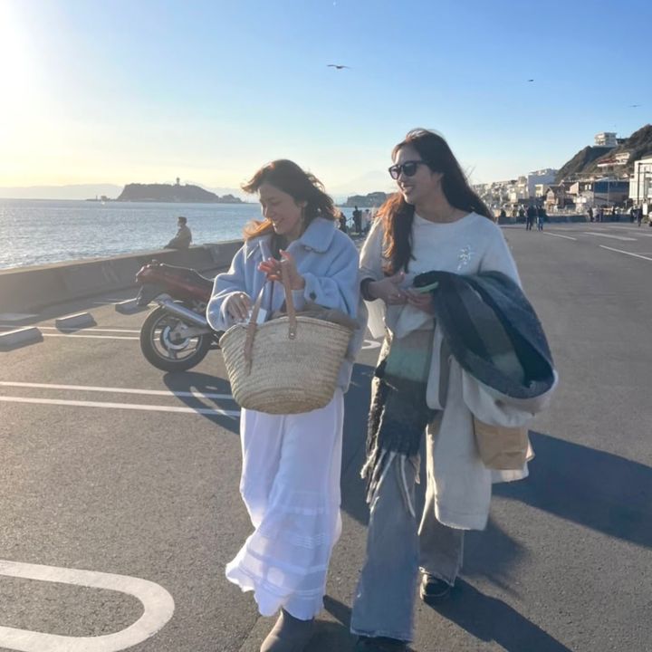 中道さん26年２月ブログ_鎌倉の海へ