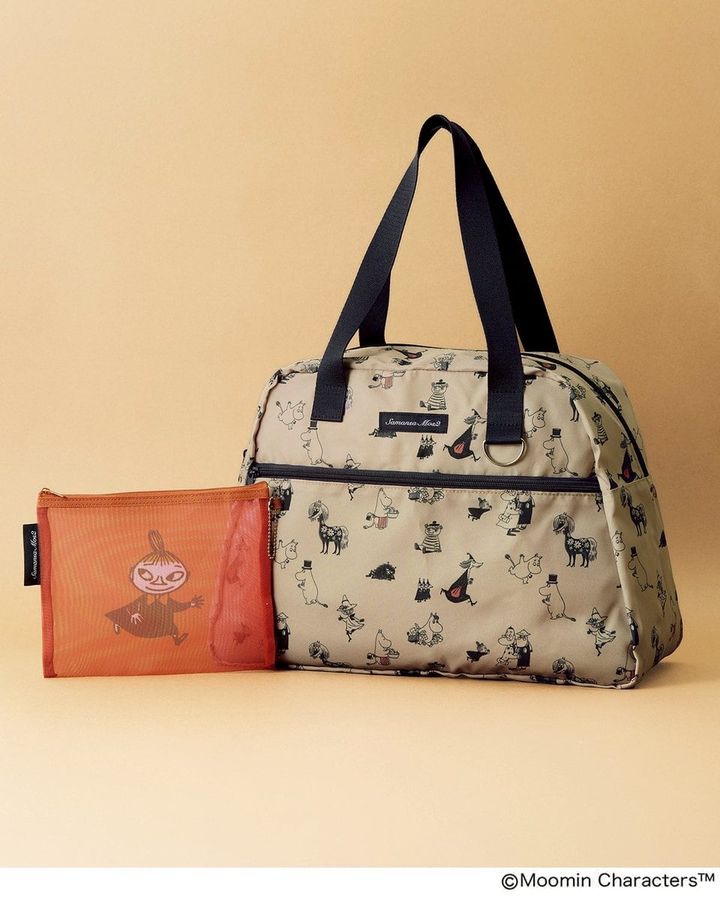ムーミン×サマンサ モスモスの旅アイテムが「便利すぎる」と話題！リンネル4月号の「大型ボストン」＆「衣類圧縮ケース」付録の優秀具合をレポート