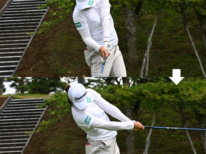 永峰咲希のドライバースイングを解説！若手に負けない復活優勝のワケはココにアリ