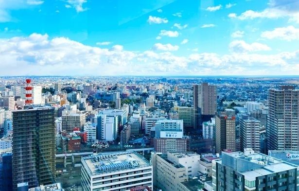 七大都市圏の仙台市を一望する 画像提供：SS30管理事務所