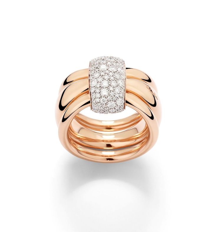 「ポメラート トゥギャザー」（RG×ダイヤモンド）リング￥2,178,000