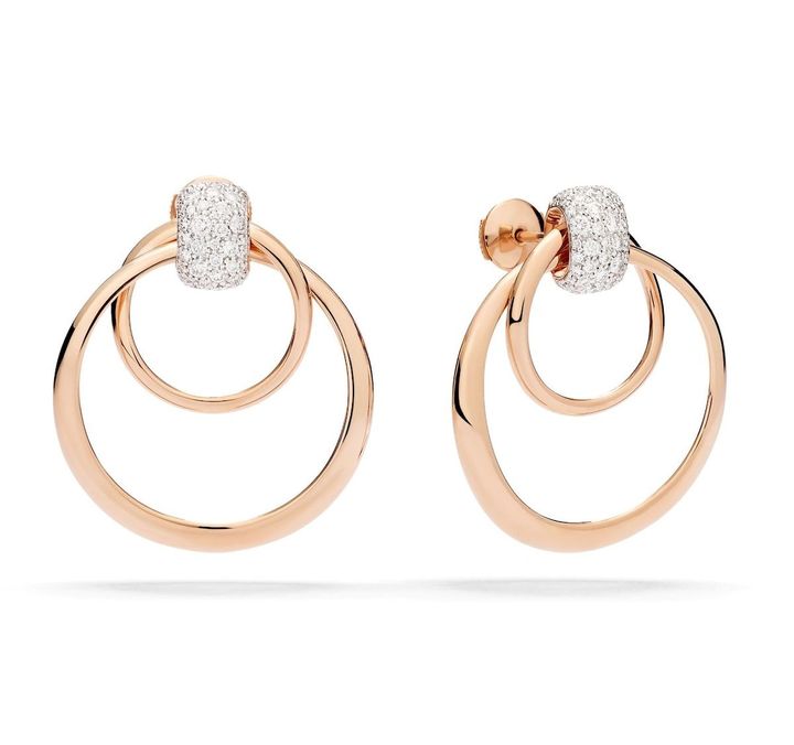 「ポメラート トゥギャザー」（RG×ダイヤモンド）イヤリング￥2,277,000