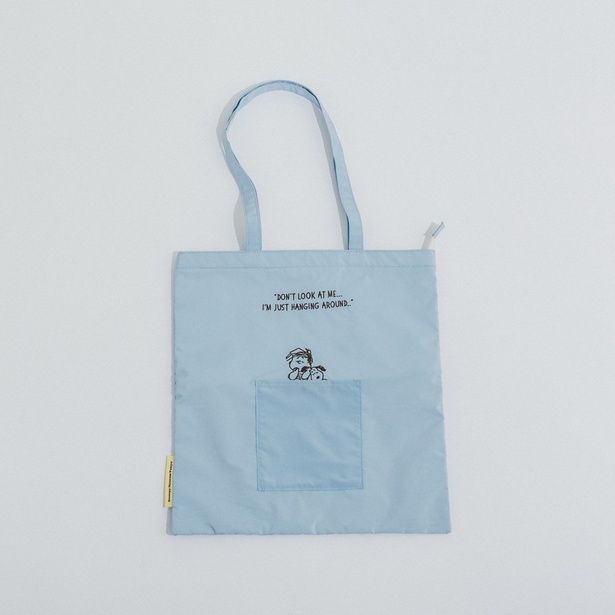 「刺繍フラットトートバッグ ライナス＆スヌーピー」(4510円)