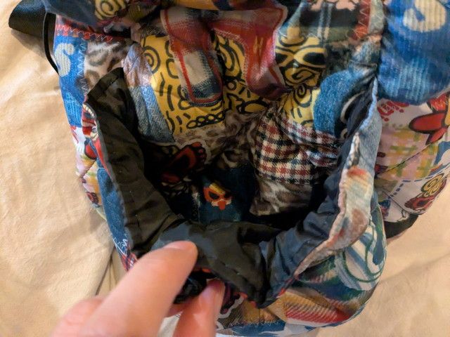 両サイドのポケット部分の写真