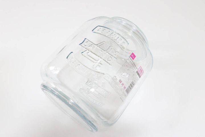 ピーナッツガラスジャー