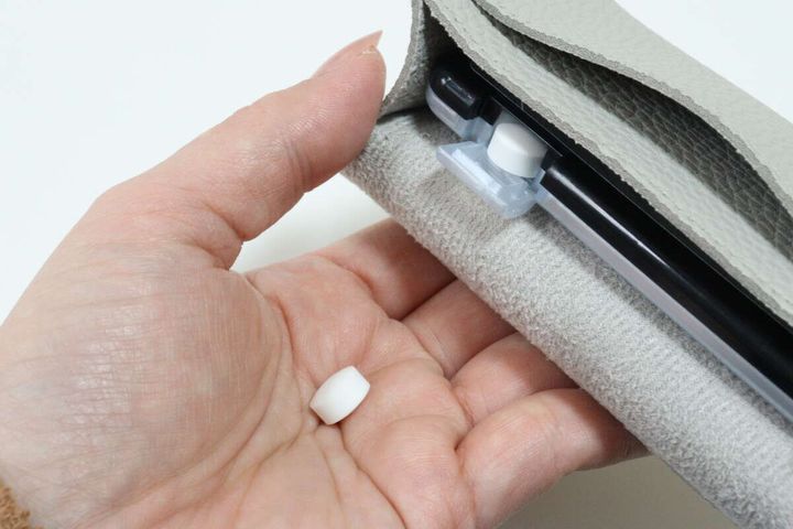 レザー調マチ付き名刺ケース（ベーシック） ダイソー ミンティア