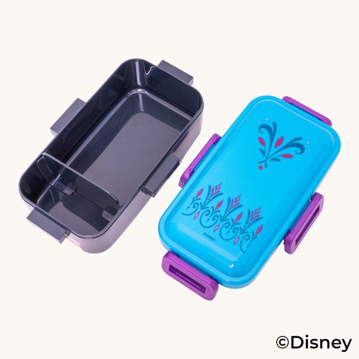 エルサ/ドレス ふわっと弁当箱 蓋を開けたイメージ