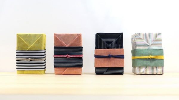 【東京都中央区】使い続ける贈答体験。つつみ屋工房、小倉 縞縞の風呂敷を使用した「縞づつみ」を発売