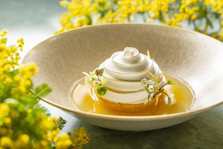 オレンジとアニスのボムアラスカ