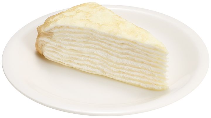 白いミルクレープ