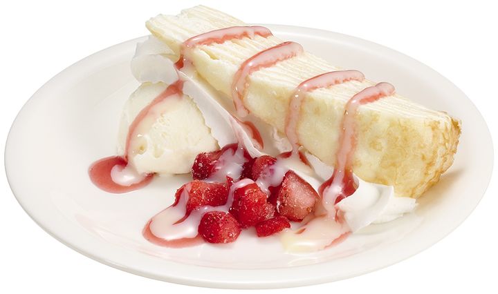 白いミルクレープのメルバ