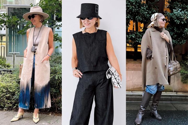 インフルエンサー【信田教子さん・65歳】おしゃれな髪型のポイントは“白髪を生かしながらぼかすハイライト”