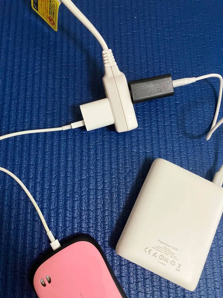 DAISO(ダイソー)：3個口タップ付延長コード L型プラグ 1.2m