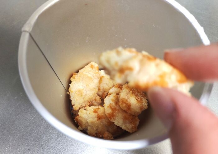 『じゃがりこ容器』捨てる前に見て！即席キッチングッズ変身→ラクちん家事にまだまだ使えます♪