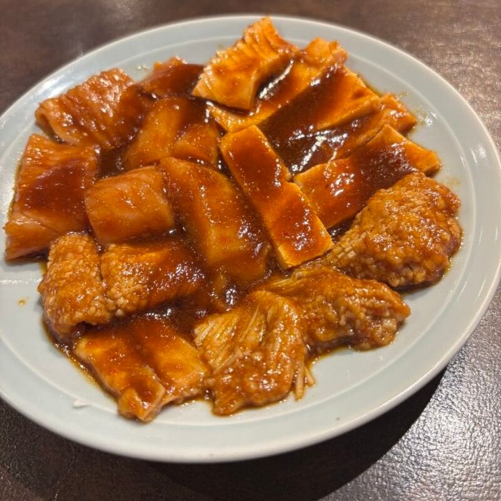 特上ホルモンの三種盛り