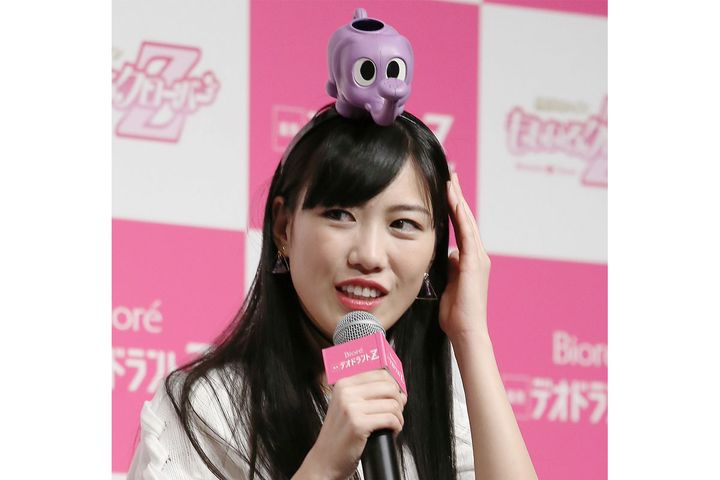 アイドルグループ「ももいろクローバーZ」メンバーの高城れにさん（2018年02月、時事）