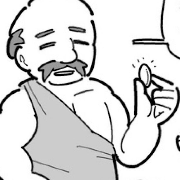 「4コマ『お金』」 画像提供：留々家(@ruru_ie)