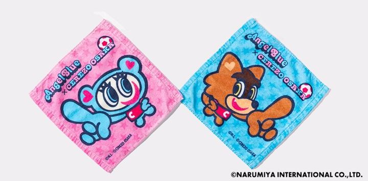 画像: Angel Blue x CEREZO OSAKAコラボ ハンドタオル 2枚セット（税込2,500円）