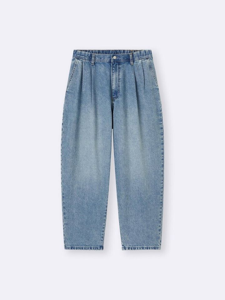 2026春gu大人女性おすすめデニムキャロットパンツ